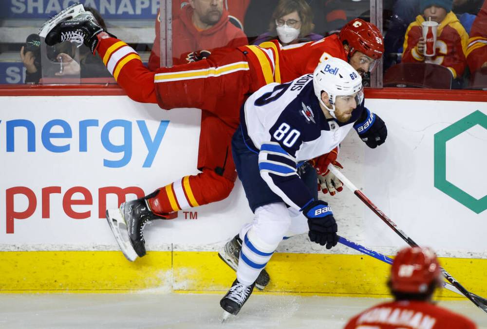 Pierre-Luc Dubois became the 10th player this season to reach 100 penalty minutes – a rare milestone for the centre. (Jeff McIntosh / The Canadian Press files)