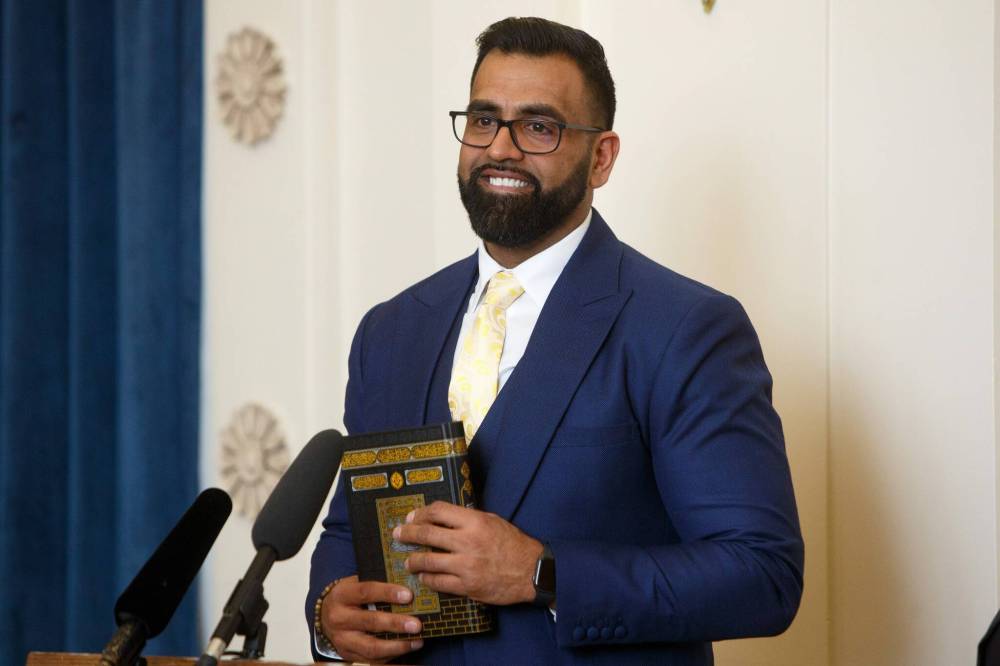 MIKE DEAL / WINNIPEG FREE PRESS
Obby Khan, the newest MLA for the Manitoba PC Party, is being accused of violating the provincial Election Financing Act by the NDP.