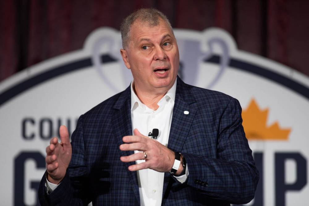 Nick Iwanyshyn / THE CANADIAN PRESS files
CFL commissioner Randy Ambrosie says there was never a proposal on the table to move to four downs in the CFL.