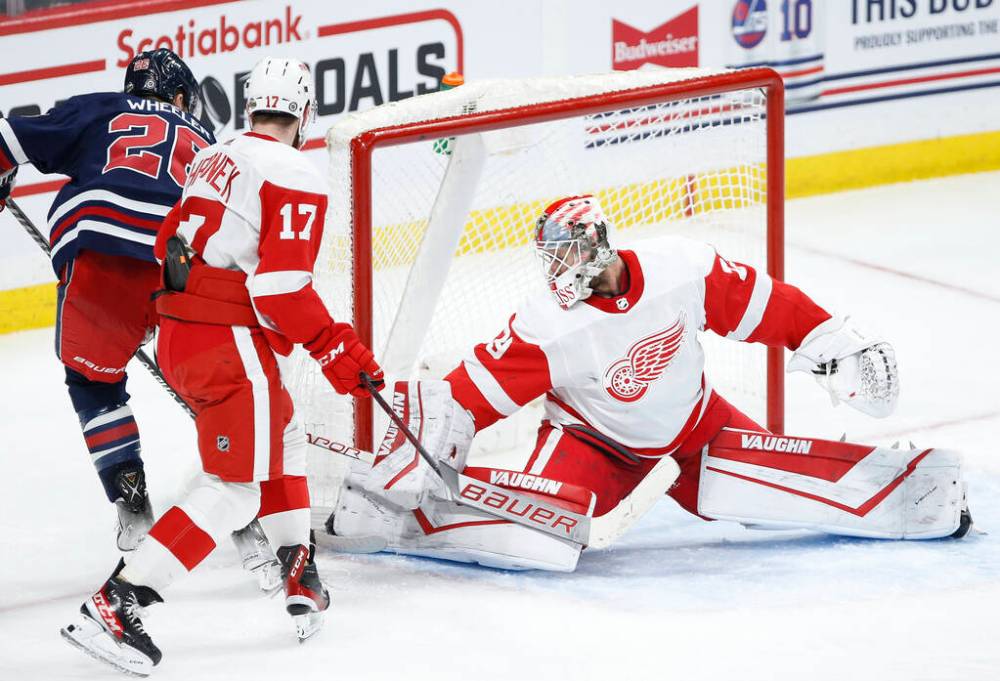 The Jets lost 3-1 loss on home ice to the Detroit Red Wings last month in a game they should have won. (John Woods / The Canadian Press files)