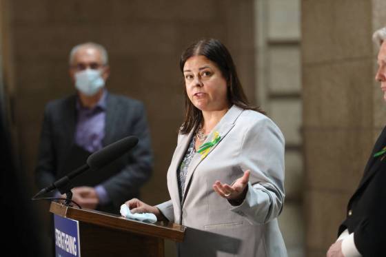 RUTH BONNEVILLE / WINNIPEG FREE PRESSIt’s Premier Heather Stefanson’s fourth absence from the house since the spring session officially began March 2.