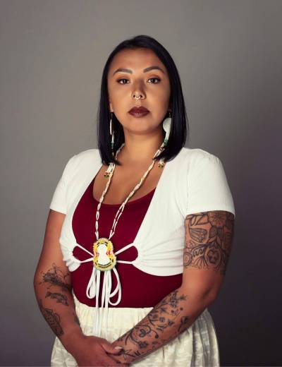 SUPPLIED
Kyra Wilson, 35, has been elected chief of Long Plain First Nation, taking over from Dennis Meeches, who had the role for 26 years.