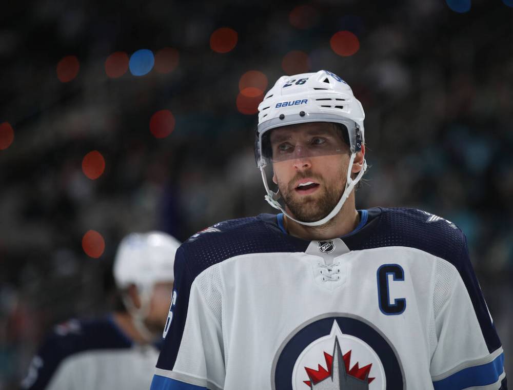TREVOR HAGAN / FREE PRESS FILES
“We built so long to get to a championship level and sitting here is pretty deflating,” Blake Wheeler said Thursday.