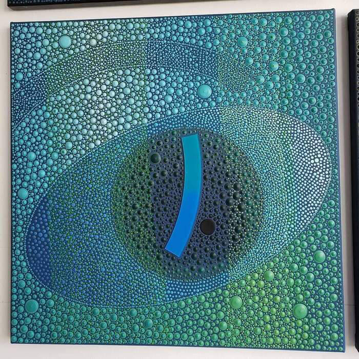 Lot 47, Acrylic on canvas by Ewa Tarsia, Eyes Wide Open…Trees Forests More Trees (Supplied)