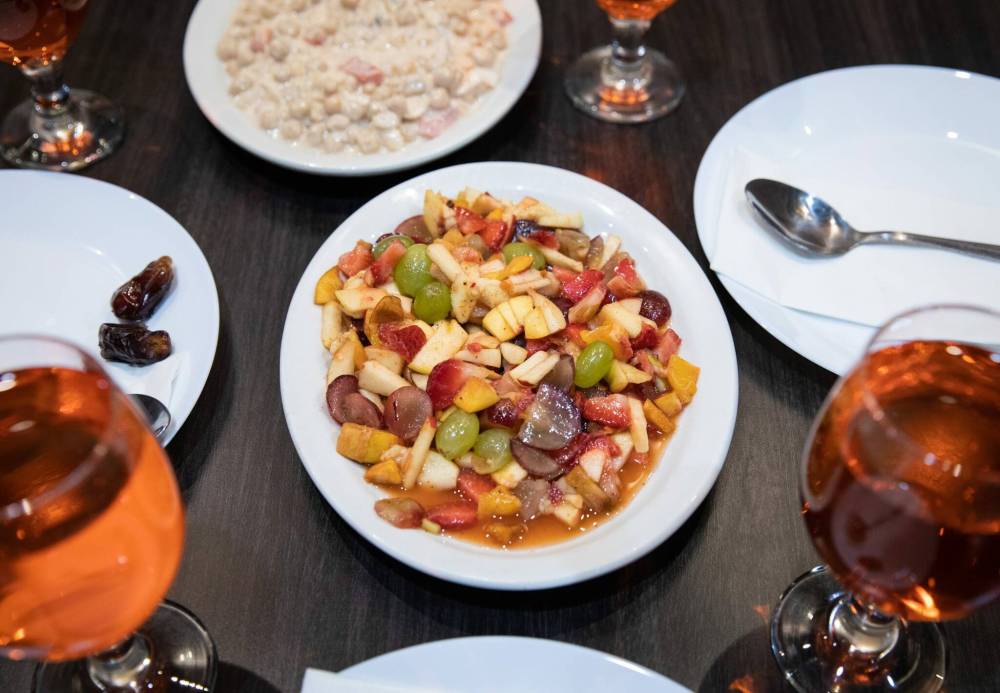 From fruit salad to butter chicken, Jehangir Khan promises customers the real taste of Pakistani cuisine. (Jessica Lee / Winnipeg Free Press)