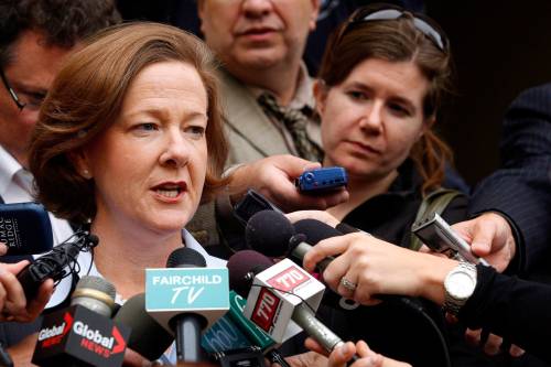Jeff McIntosh / The Canadian Press files
Former Alberta premier Alison Redford faced considerable criticism after taking her child and nanny with her on government flights, although there were no rules aginst doing so.