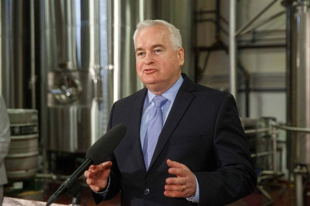 MIKE DEAL / WINNIPEG FREE PRESS
Michael Swistun, head of the province’s Economic Development Board, says following the announcement, ‘the very smart guys will see this as a chance to de-risk the decision to set up in Manitoba.’