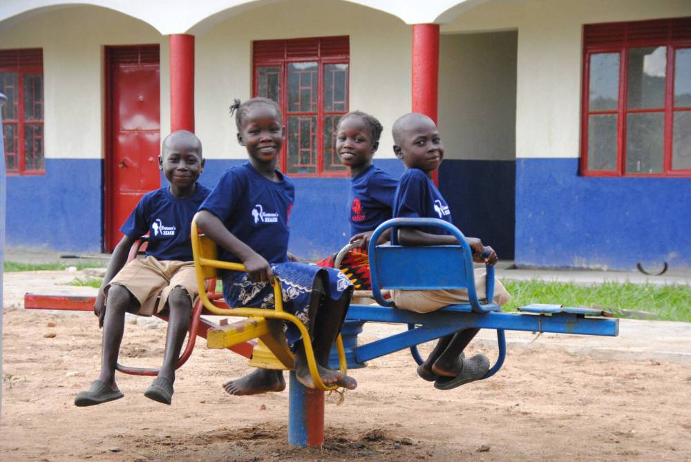 Local hockey players have teamed up with Ramona’s Reach charity, named after Ramona Reimer, to fund an orphanage and school in Pamora, Uganda. (Supplied)