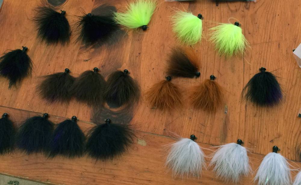Gustafson’s supply of custom tied hair jigs is all set for the season.