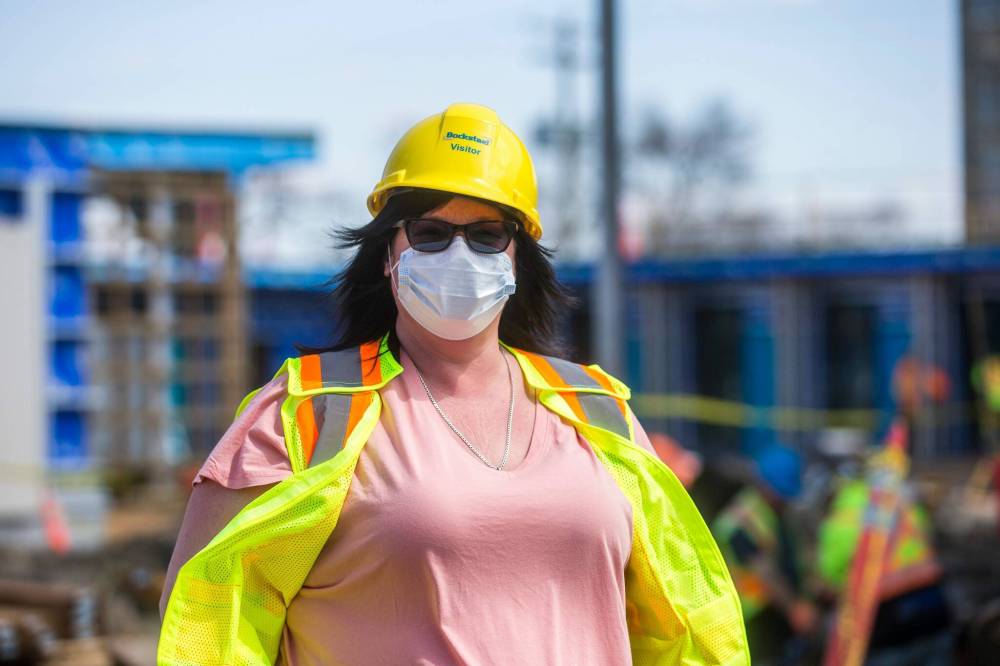 Melissa Stone, a co-ordinator for Astum Api Niikinaahk, says price hikes due to COVID-19 are leaving the project about $1.2 million to $1.5 million short. (MIKAELA MACKENZIE / WINNIPEG FREE PRESS)
