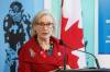 MIKE DEAL / WINNIPEG FREE PRESS
Carolyn Bennett, Minister of Mental Health and Addictions and Associate Minister of Health, makes a funding announcement supporting mental health promotion across Canada Friday afternoon in Winnipeg.