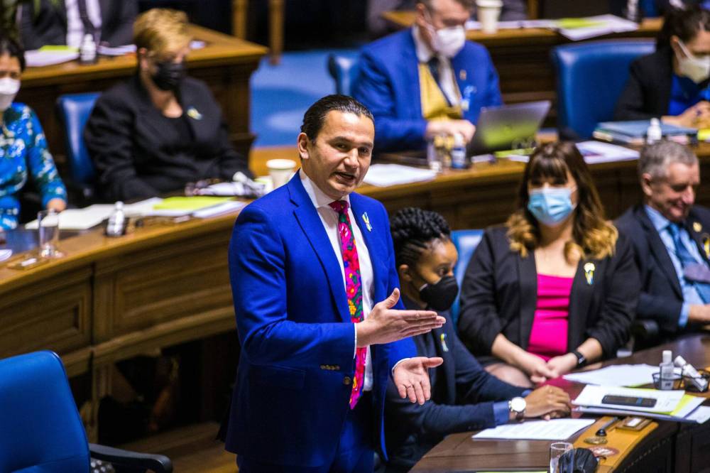 NDP leader Wab Kinew (Mikaela MacKenzie / Winnipeg Free Press files)
WINNIPEG FREE PRESS FILE PHOTO
Opposition leader Wab Kinew has managed to maintain NDP unity, increase membership and put the party on a sounder financial foundation.
