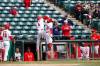 MIKE DEAL / WINNIPEG FREE PRESS
Winnipeg’s bats were booming from the get-go, with Reggie Pruitt Jr. smashing a grand slam in the bottom of the first inning and Eric Rivera connecting on a solo shot in the second, as the Fish (4-2) completed a three-game sweep of the Canaries.