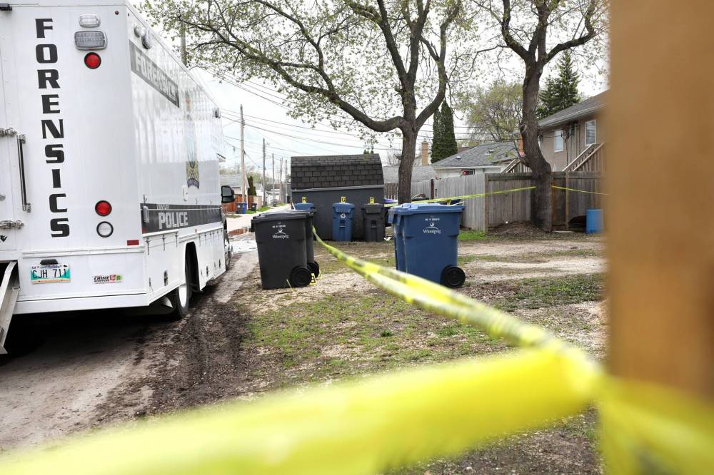 RUTH BONNEVILLE / WINNIPEG FREE PRESS FILES
Police executed a search warrant on Skibicki’s residence at 259 McKay Ave., located in the area where human remains were found.