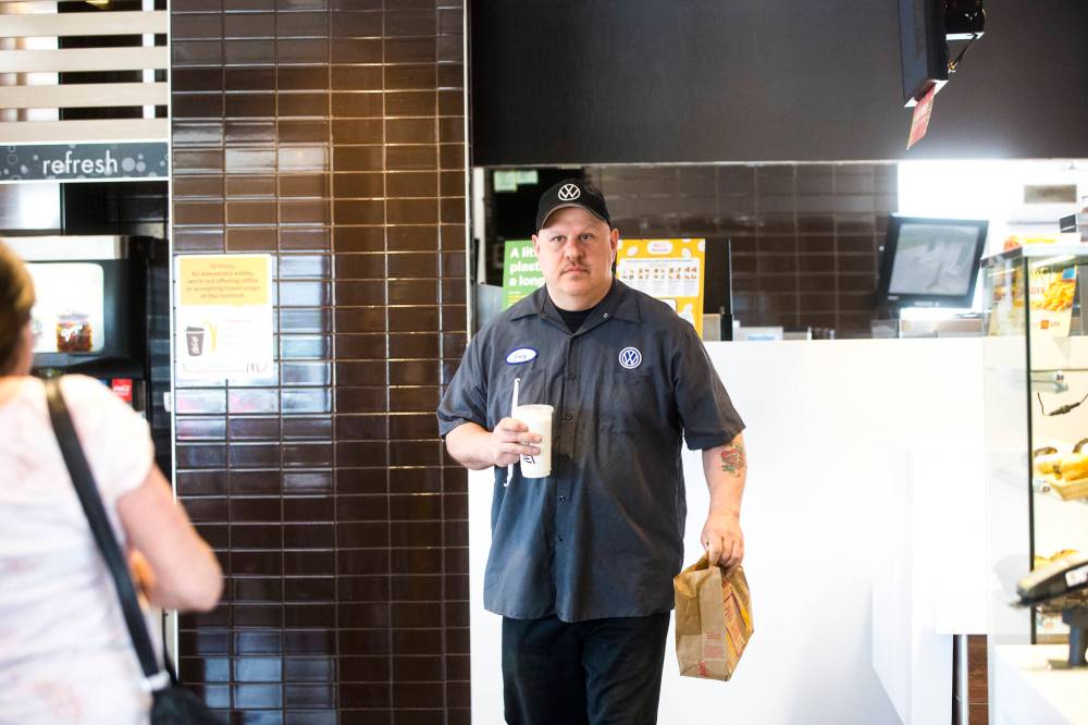 MIKAELA MACKENZIE / WINNIPEG FREE PRESS
Joey Biondi orders a Big Mac meal at McDonald’s on Pembina Highway.