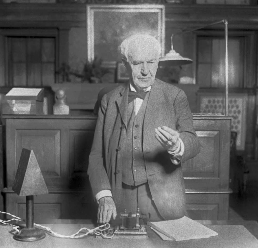 Thomas Edison, seen in 1928. (The Associated Press files)