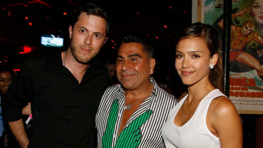 Chris Polk / The Associated Press files
Harry Morton (from left) celebrates the opening of the Pink Taco restaurant in 2007 with Luis Barajas, founder of Flaunt magazine, and actor Jessica Alba. Morton died on Saturday.