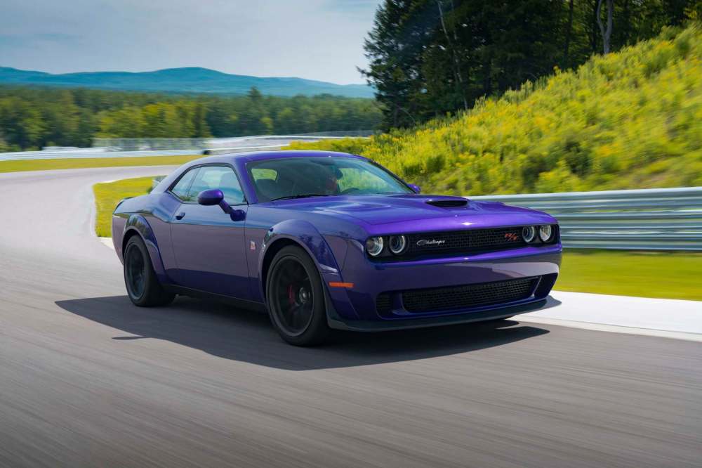 Photos by FCA
The Dodge Challenger R/T Scat Pack Widebody took Kelly Taylor back in time with a resounding rumble.