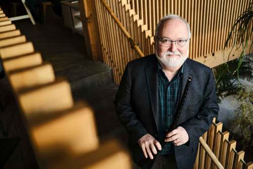 Bruce Dickey is in Winnipeg to perform with the Camerata Nova during their December 13 and 14th shows at Crescent Fort Rouge Community Church. (Mike Sudoma / Winnipeg Free Press)