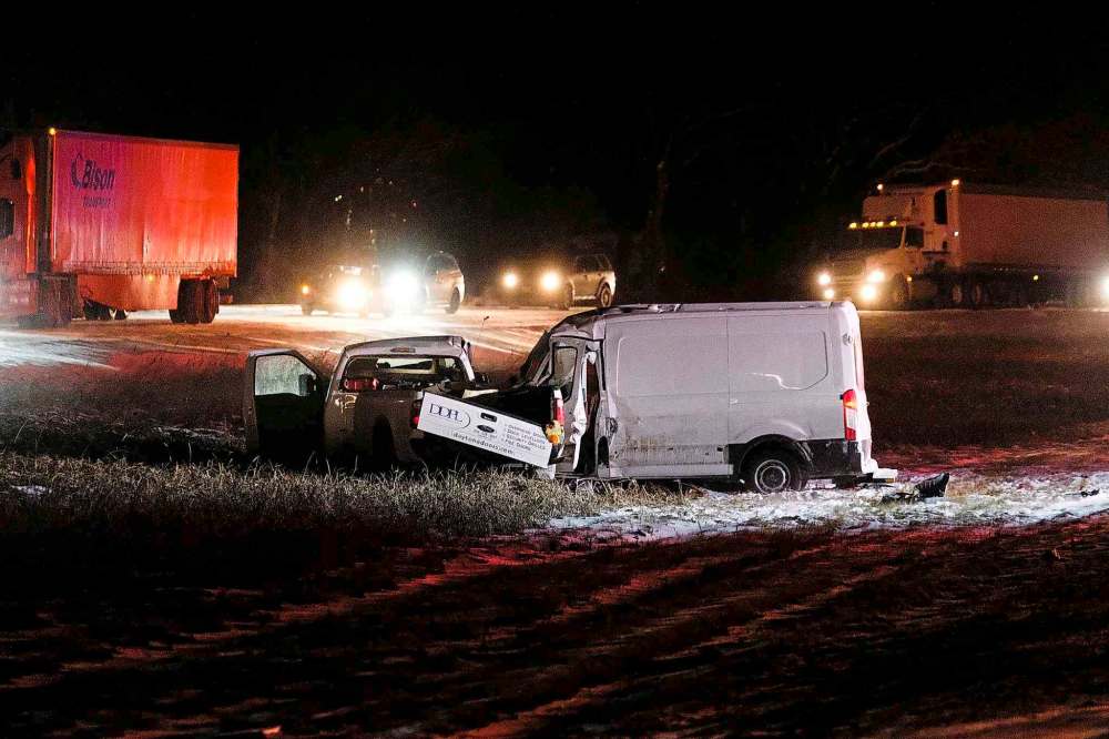 RCMP Const. Allan Poapst was killed in a crash on the North Perimeter Highway near Route 90 Friday afternoon. (Daniel Crump / Winnipeg Free Press files)