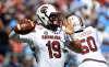 (Streeter Lecka/Getty Images/TNS) 
Quarterback Jake Bentley, who played four seasons with the South Carolina Gamecocks, is one of 10 U.S. players on the Winnipeg Blue Bombers negotiation list.