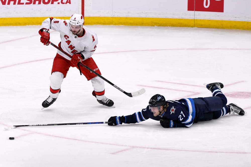 The team needs to get into playoff mentality early, says Nikolaj Ehlers. (Fred Greenslade / The Canadian Press files)