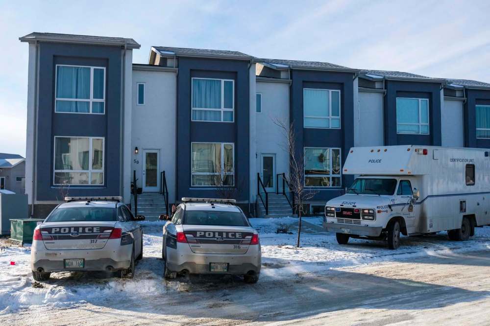 A family in Inkster Gardens has been torn apart after a 54-year-old man was slain and his son has been charged.(Daniel Crump / Winnipeg Free Press)