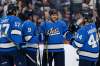 JOHN WOODS / WINNIPEG FREE PRESS FILES
Winnipeg defencman Dmitry Kulikov, centre, says he's fit to return to game action for the Jets.