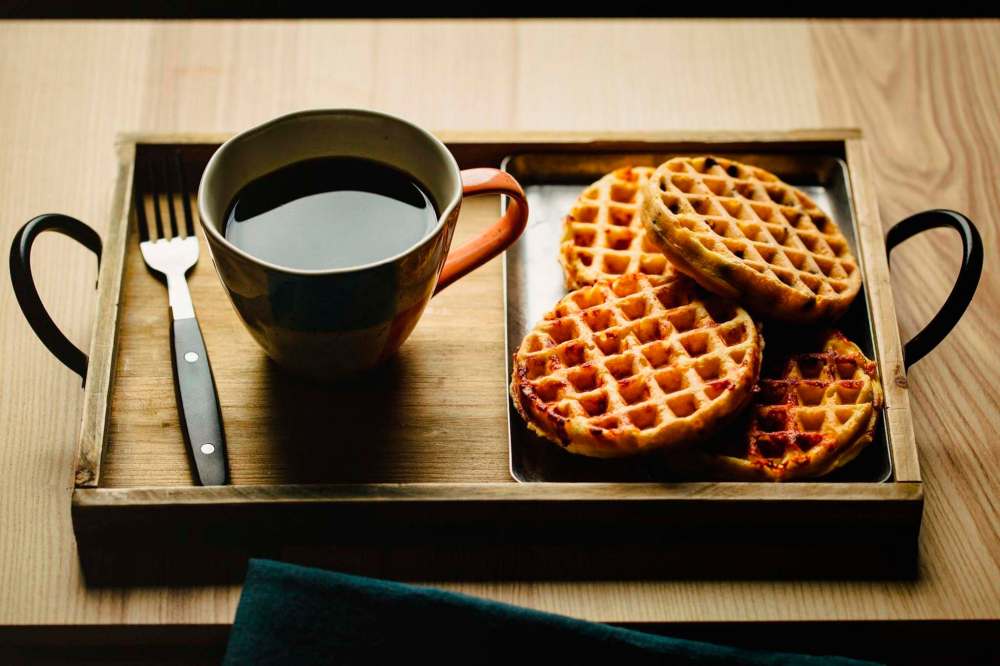 Chaffles are a flourless version of waffles that became popular among keto and gluten-free sets but have crossed over to a wider audience. (E. Jason Wambsgans / Chicago Tribune)