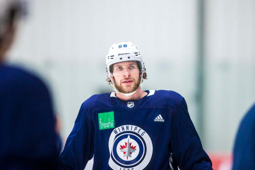 Rookie Jets forward Jansen Harkins will draw back into the lineup. (Mikaela MacKenzie / Free Press files)