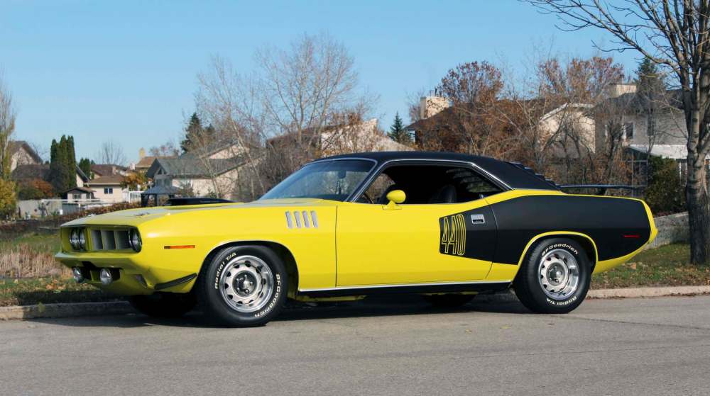 Photos by Larry D’Argis / Winnipeg Free Press
Finished in Curious Yellow, this rare 1971 ‘Cuda definitely stands out in traffic.