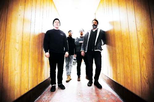 JOHN WOODS / WINNIPEG FREE PRESS
Hut Hut, from left: Ian Ellis, drums; Louis Lévesque-Côté, bass; Rory Ellis, guitar; and Mat Klachefsky, guitar, vocals, keyboard.
