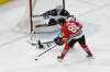 David Banks / the Associated Press
Chicago Blackhawks right-winger Patrick Kane skates in unmolested on Jets goaltender Connor Hellebuyck.