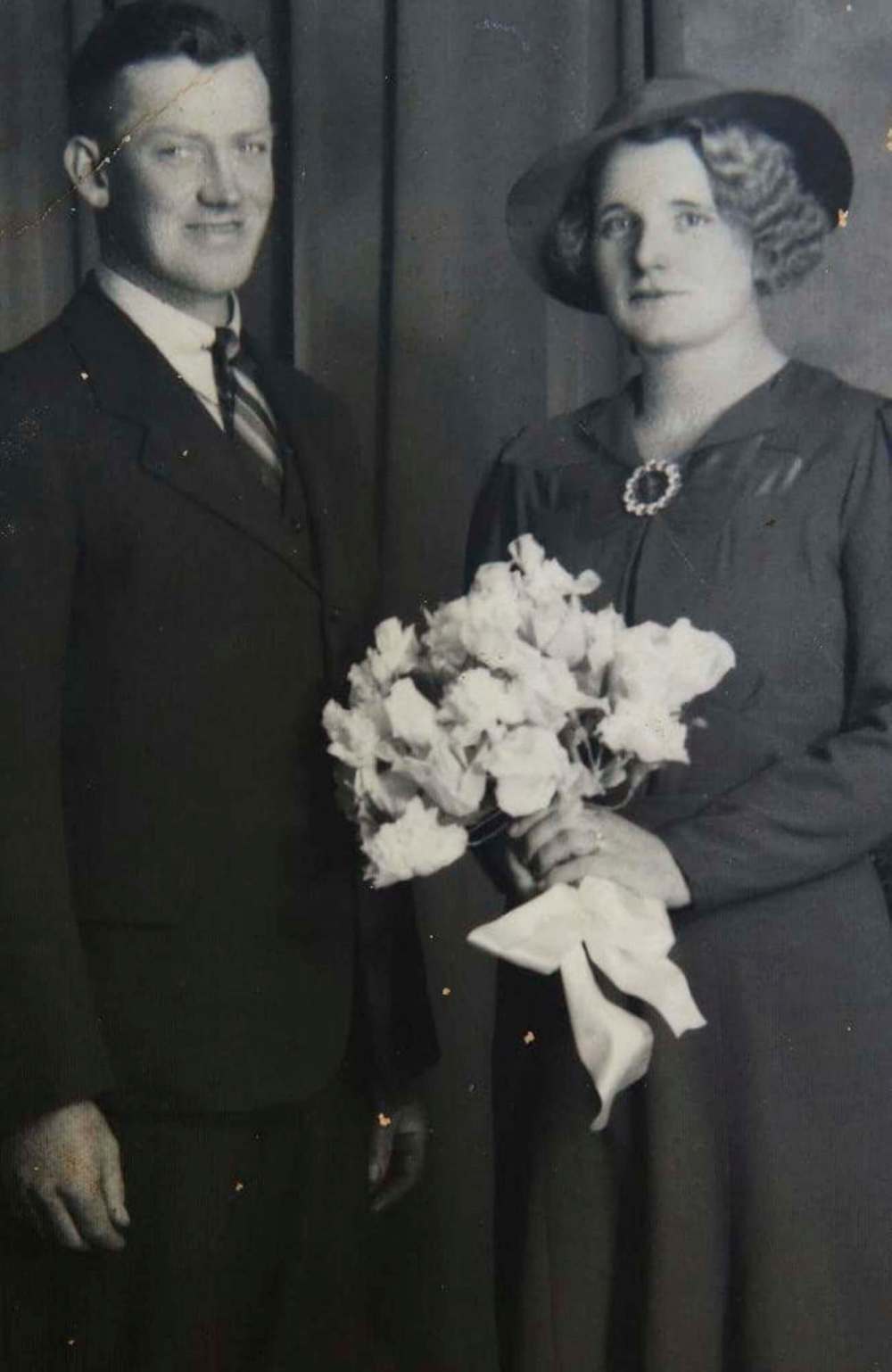 Supplied photo
Dulcie Baron (right) killed her husband Ted in 1950.