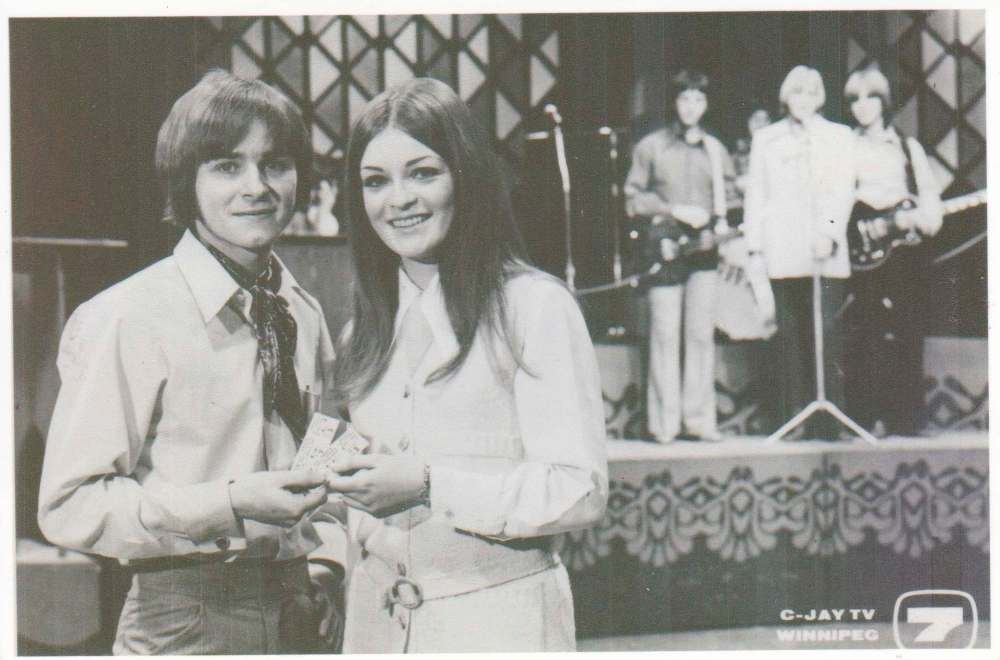 Gregorash, at 19, began co-hosting a show called Young As You Are on CJAY-TV in Winnipeg. (Supplied photo)