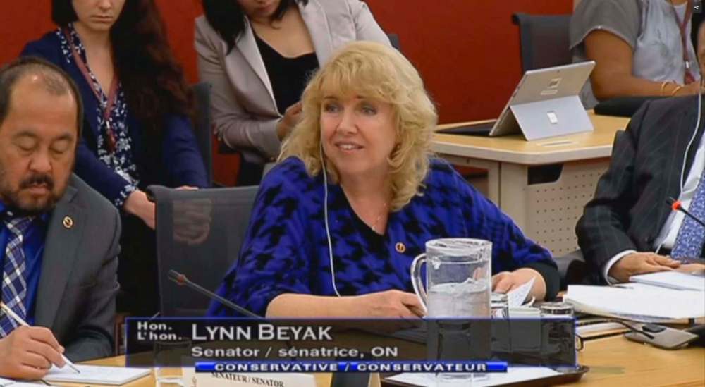 CPAC
Those overseeing recent the mandatory cultural awareness training of Sen. Lynn Beyak say she claimed Métis status based on her parents having adopted an Indigenous child. Beyak has denied making such claims.