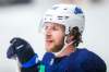 MIKAELA MACKENZIE / WINNIPEG FREE PRESS FILES
Jansen Harkins has yet to score for the Jets this season after being called up from the Manitoba Moose in December.