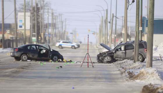 TREVOR HAGAN / WINNIPEG FRESS FILESRachel Okimow, 34, was killed in a head-on collision on Dublin Avenue Feb. 11, 2018. The driver, Sampath Wijewardena, testified Okimow pushed her hand on his foot on the gas pedal, and grabbed the steering wheel.