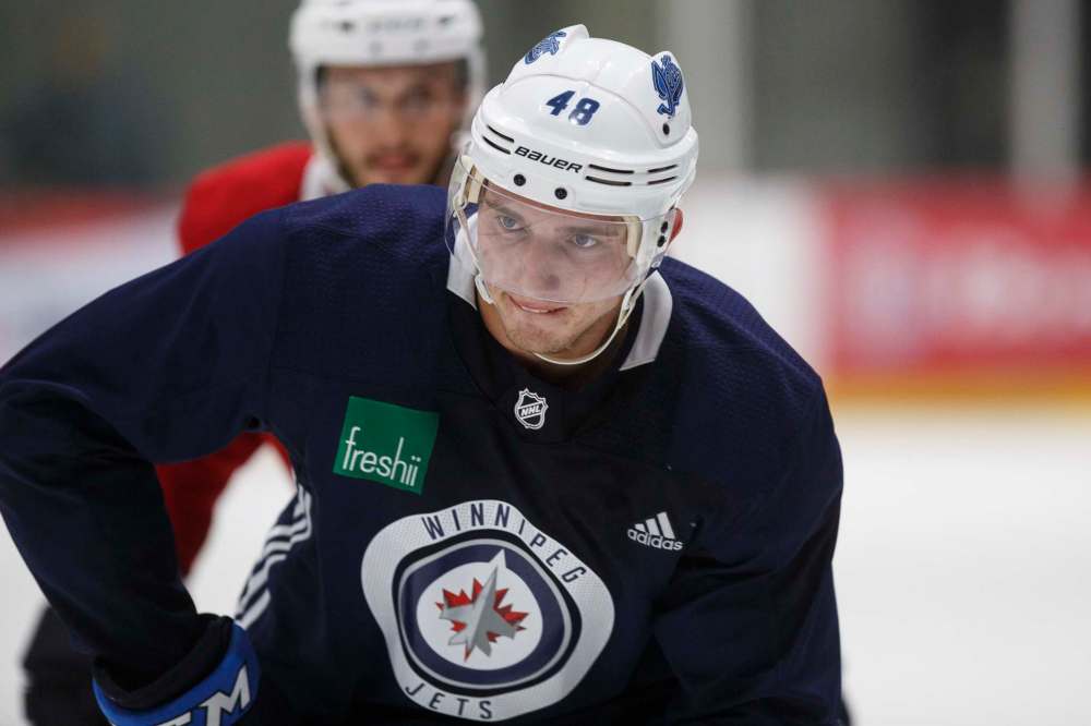 MIKE DEAL / WINNIPEG FREE PRESS FILES
The Winnipeg Jets have recalled forward Andrei Chibisov from the Manitoba Moose.