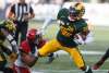 THE CANADIAN PRESS/Jason Franson.
Former Edmonton Eskimos defensive back Josh Johnson, right, has signed a one-year deal with the Blue Bombers on the opening day of CFL free agency.