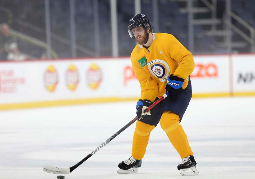 Bryan Little, still recovering after getting hit with an errant shot in early November, is out for the rest of the season. (Ruth Bonneville/Winnipeg Free Press files)
