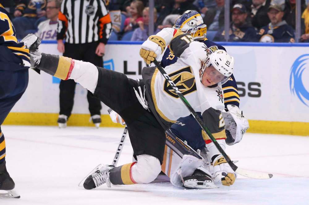 (AP Photo/Jeffrey T. Barnes)
Former Vegas Golden Knights forward Cody Eakin brings a level of compete in his game that the Jets are looking for.