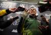 Team Northern Ontario coach Rick Lang talks to reporters at the Brier in Kingston, Ont., on Saturday, Feb. 29, 2020. Lang sustained minor injuries in an airplane accident in Dryden, Ont. (Sean Kilpatrick / The Canadian Press)