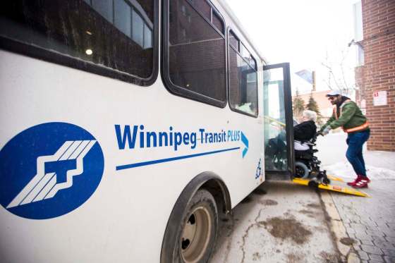 A new innovation report suggests public delivery of the service for wheelchair users could have “high” feasibility — though the public service doesn’t recommend Winnipeg put that in place right now. (Mikaela MacKenzie / Winnipeg Free Press)