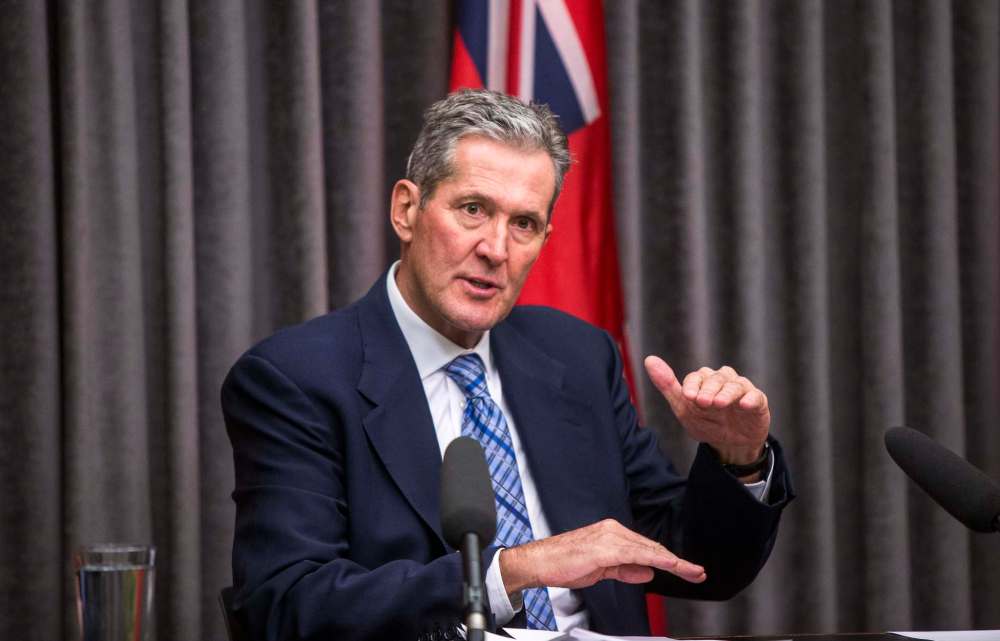 The provincial deficit was $932 million when Premier Brian Pallister took office and is expected to be $325 million when the fiscal year ends March 31. (Mikaela MacKenzie / Winnipeg Free Press files)
