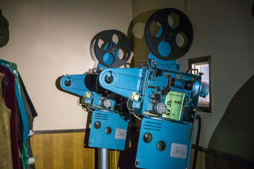MIKAELA MACKENZIE / WINNIPEG FREE PRESS
The temple has a projection room with vintage equipment.