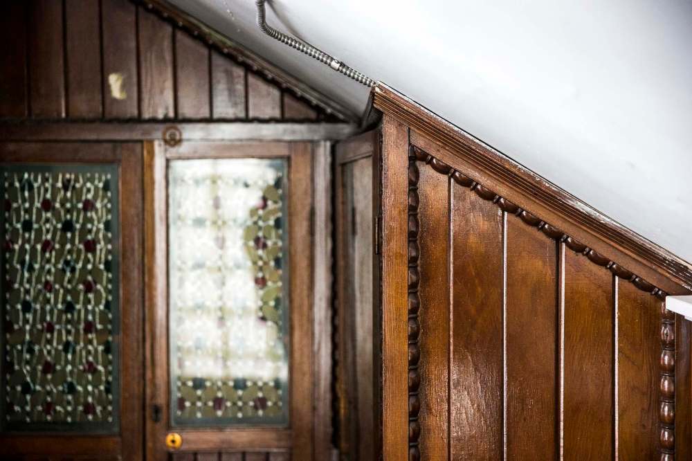 MIKAELA MACKENZIE / WINNIPEG FREE PRESS
An office features ornate millwork.