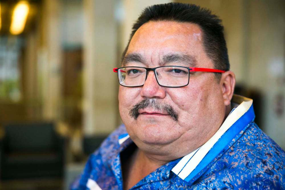 MIKAELA MACKENZIE / WINNIPEG FREE PRESS FILES
Peguis Chief Glenn Hudson: “They're running short and, obviously, a lot of people are panicking.”