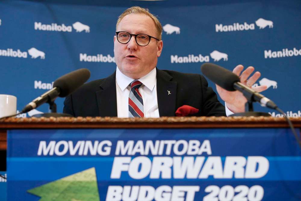 Manitoba Finance Minister Scott Fielding tried to table the budget last week. (John Woods / The Canadian Press files)