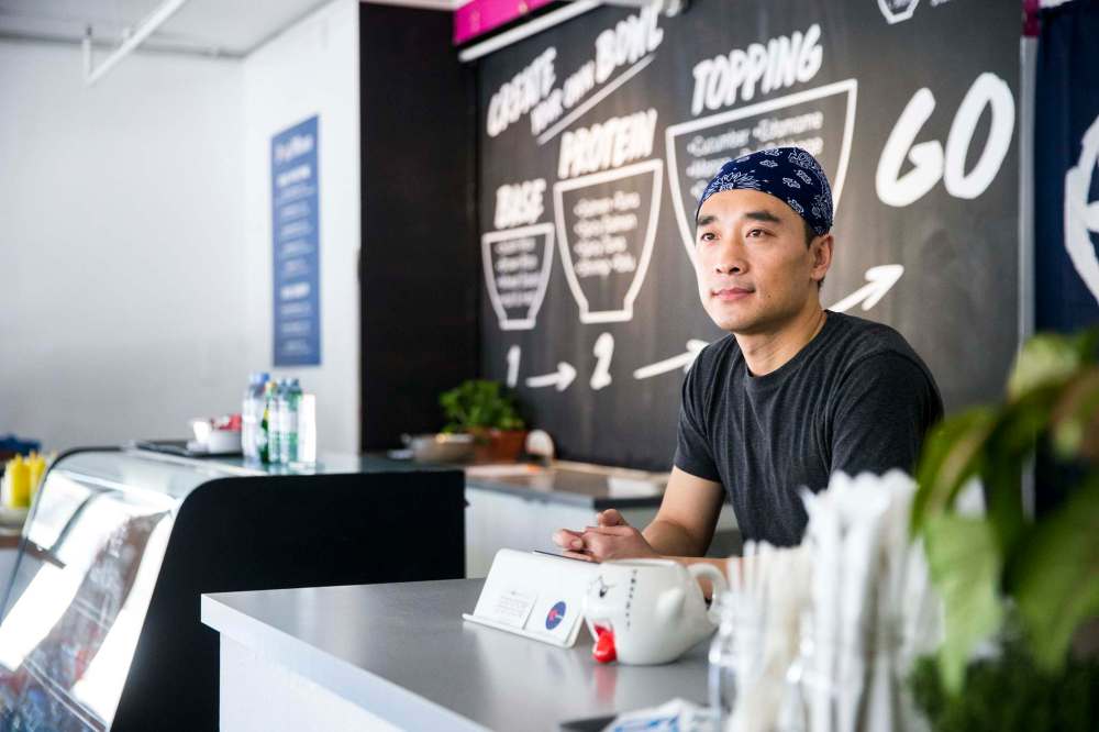 Zhehong Wen and his wife Li spent most of their savings getting the restaurant ready to open. (Miaelka MacKenzie / Winnipeg Free Press)